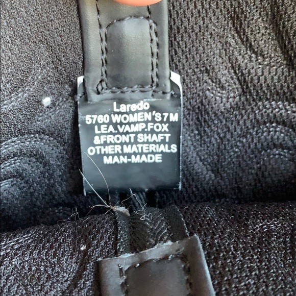 Laredo black cowboy boots - Picture 6 of 6